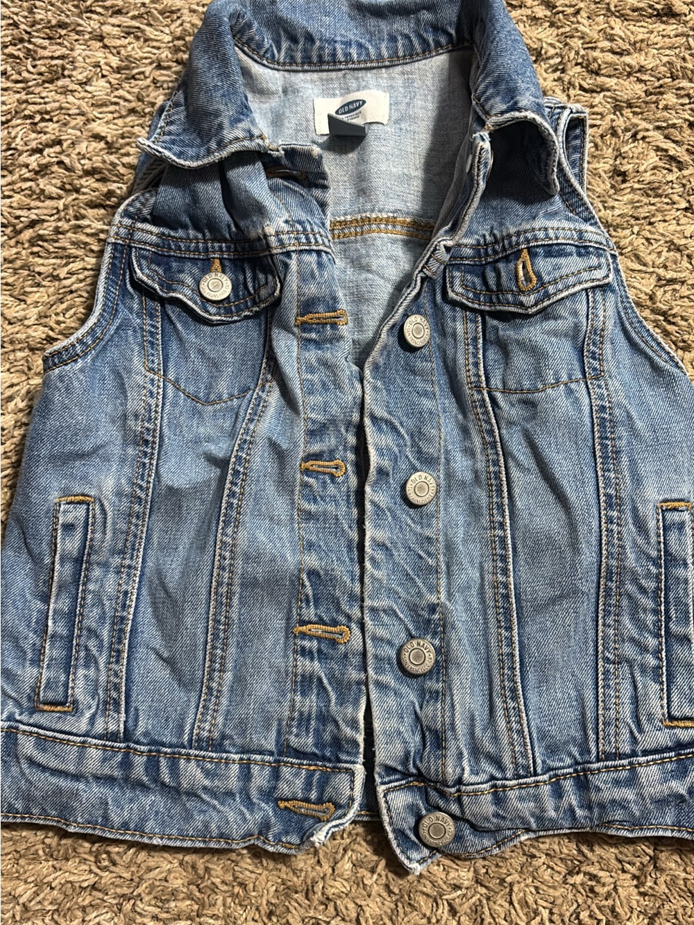 Old Navy Light Blue Kids Denim Vest